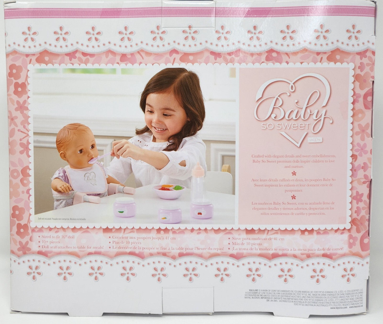 You & Me Baby So Sweet Feeding Accessory Set