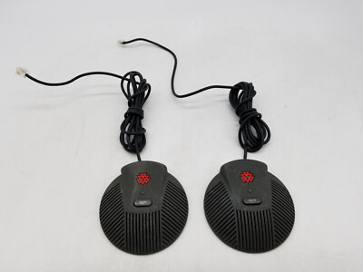 Lot of 2 Polycom SoundStation EX External Microphones 2201-00698-001 G