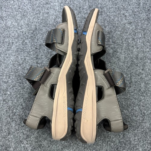 Sandalias Kuru Para Hombres 11 Gris Kurucloud Correa Cruzada Ajustable Senderismo Trek Suela Lug - Imagen 6 de 15