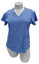 Vera Bradley Halo Nettie V6109 Ceil Blue CEIL V-Neck Scrub Top