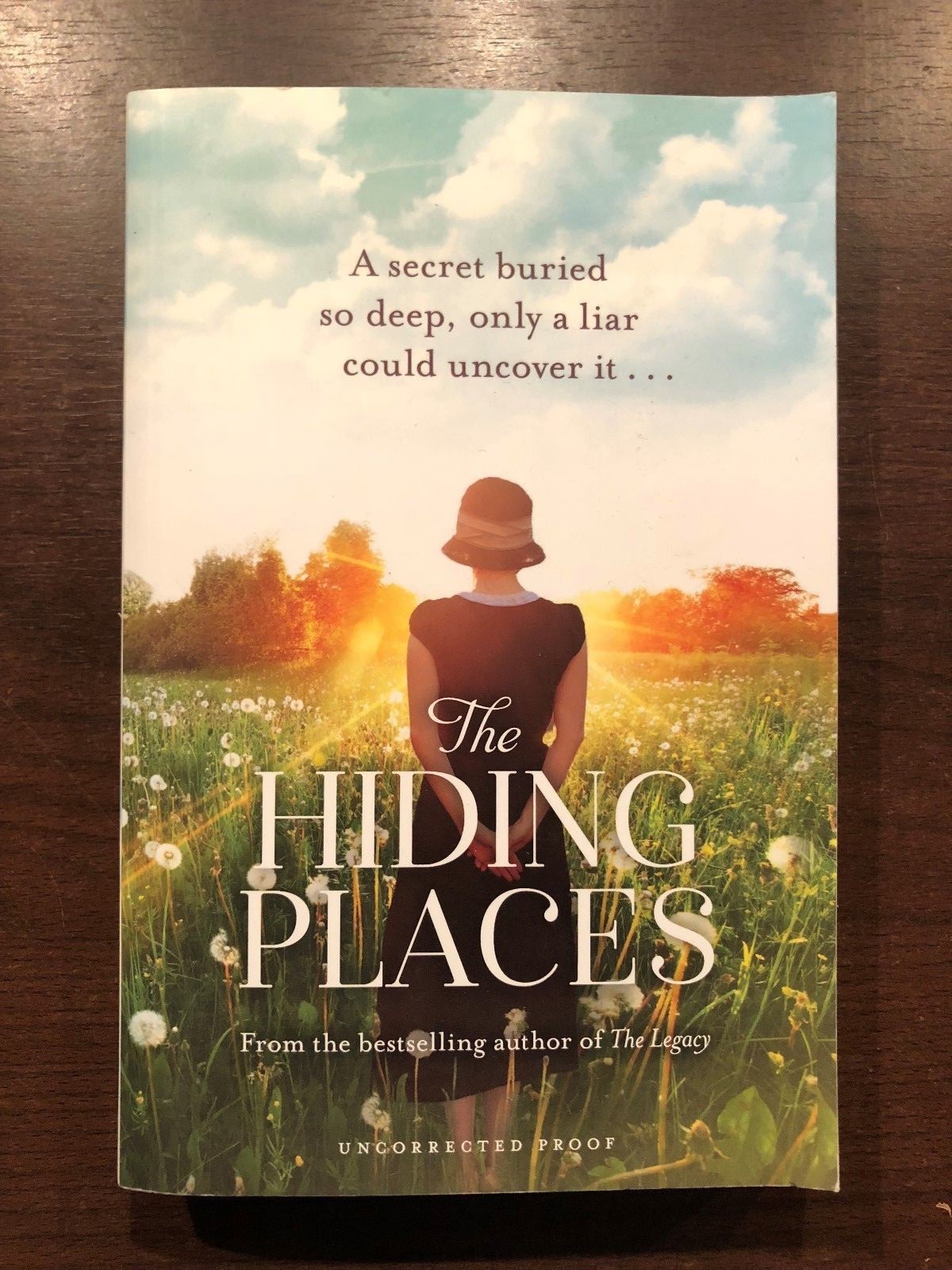 THE HIDING PLACES by KATHERINE WEBB - ORION - P/B - *PROOF*