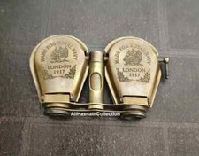 Nautico Ottone Anticato Binocolo Monocolo Vintage Cannocchiale