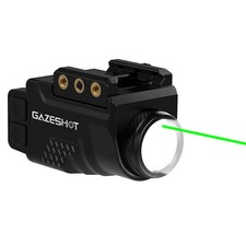 GAZESHOT Green/Red/Blue Pistol Light Laser Combo Beam Sight for Picatinny Rail