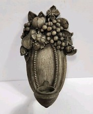 Dart Industires Homco Wall Sconces 4172 Made In The USA Decor Plaque Wood-like