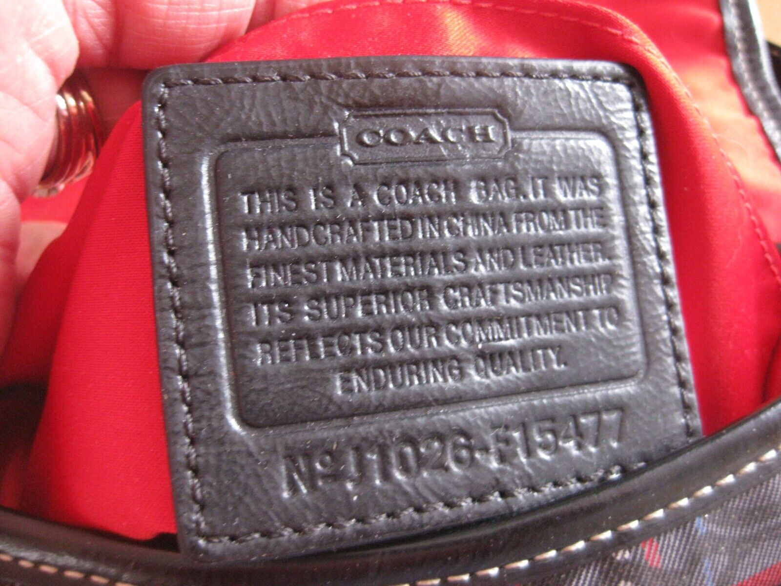 Coach Poppy Black Tartan F15477 Penny Flap Small Satchel Shoulder Handbag Purse