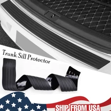 Boot Bumper Sill Cover Guard Trim Pad Moulding Rubber Protector Plate Cargo Rear