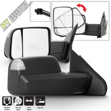 2009 Style Pair 2002-08 Dodge Ram 1500 03 2500 3500 Manual Tow Mirrorssignal