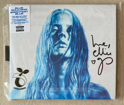 ELLIE GOULDING * BRIGHTEST BLUE * EXCLUSIVE SIGNED 18 TRK CD * BN! * POWER