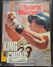 Sports Illustrated Magazine August 20, 1990 King Of Swing Jose Canseco