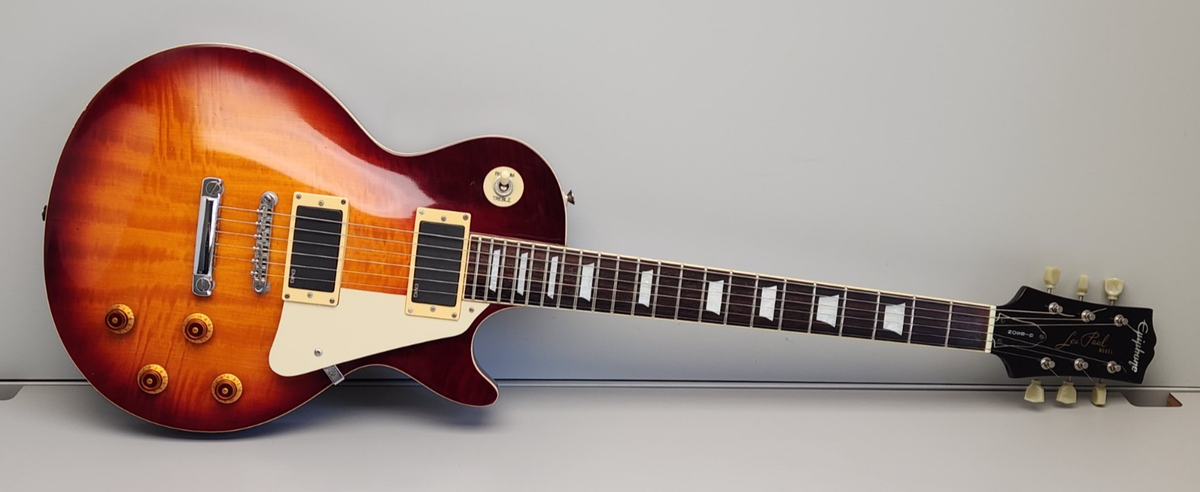 ギター Epiphone Les Paul Standard EMG 81 85 Epiphone Inspired by Gibson 1959 Les Paul Standard Guitar Sunburst