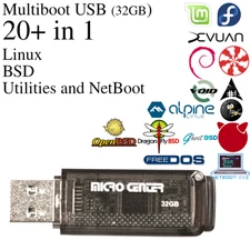Multiboot USB – 20+ Operating Systems & Utilities (Linux, BSD, Netboot)
