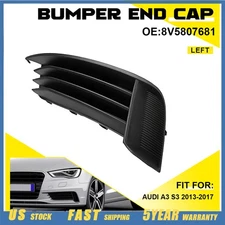 Left Driver Side Front Fog Light Lamp Grille Cover Trim For AUDI S3 A3 2013-17 B