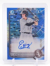 ERICK HERNANDEZ 2022 BOWMAN CHROME MEGA BOX 1ST BLUE MOJO AUTO /150 Q5916