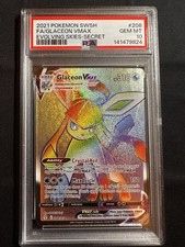 Pokemon Spada e Scudo 2021 Cieli in Evoluzione Glaceon Vmax 208/203 Segreto PSA 10