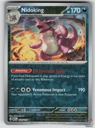 Nidoking 034/165 Reverse Holo - Scarlet & Violet 151