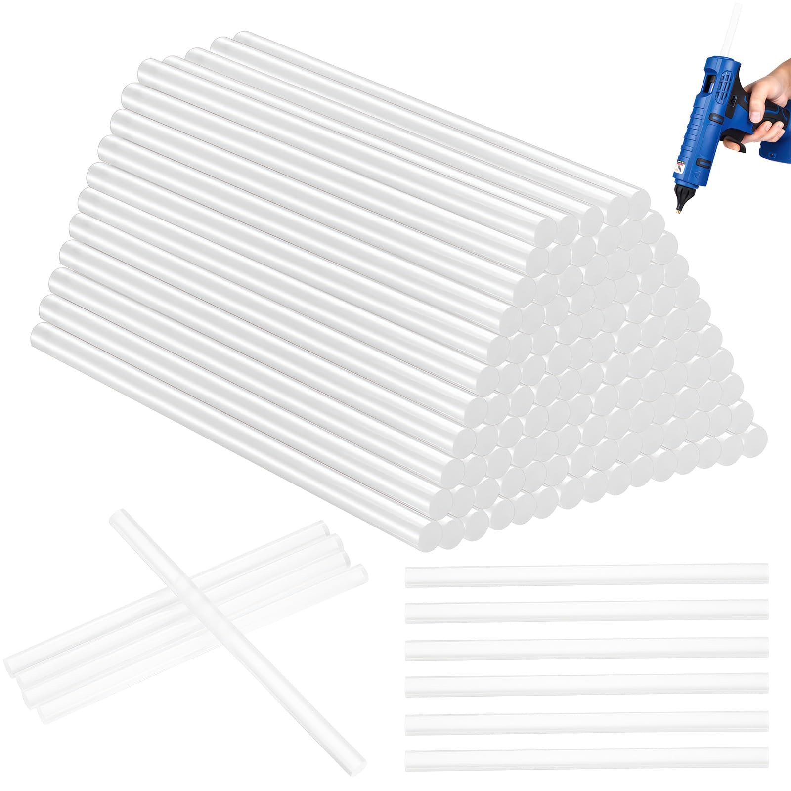 Bâton de colle pour pistolet 7mm x 120 mm : parfait pour l'atelier scrapbooking en famille