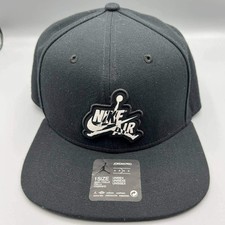 Gorra Air Jordan Pro Hombre Negra Bordada Jumpman Nike Air Snap Back Cap