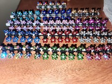 Mini Hair Clips 65pcs Small Claw Clips Glitter Rhinestone Metal Hair Accessories