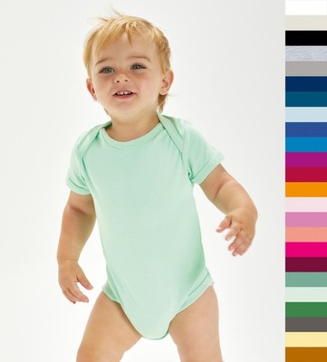 BabyBugz Baby Body Suit 0-18 Monate in 10 Farben 100% Baumwolle BZ10 NEU