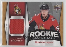 2018-19 Upper Deck Rookie Materials Max Lajoie Maxime Lajoie #RM-ML 6kn