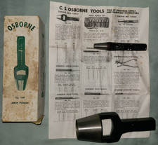 Vtg C. S. Osborne Tools Arch Punch No. 149 1 3/8  Belt Punch No. 147 2A 