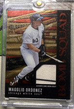 Topps 2003 Pristine Bomb Squad Magglio Ordonez Memorabilia #PBS-MO Sox