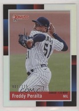 2022 Panini Donruss Retro 1988 Career Stat Line 1/115 Freddy Peralta #249 qf8