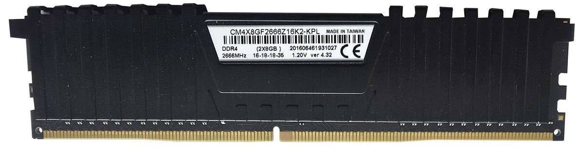 CORSAIR VENGEANCE LPX 16GB (2 x 8GB) DDR4 DRAM 2666MHz C16K4