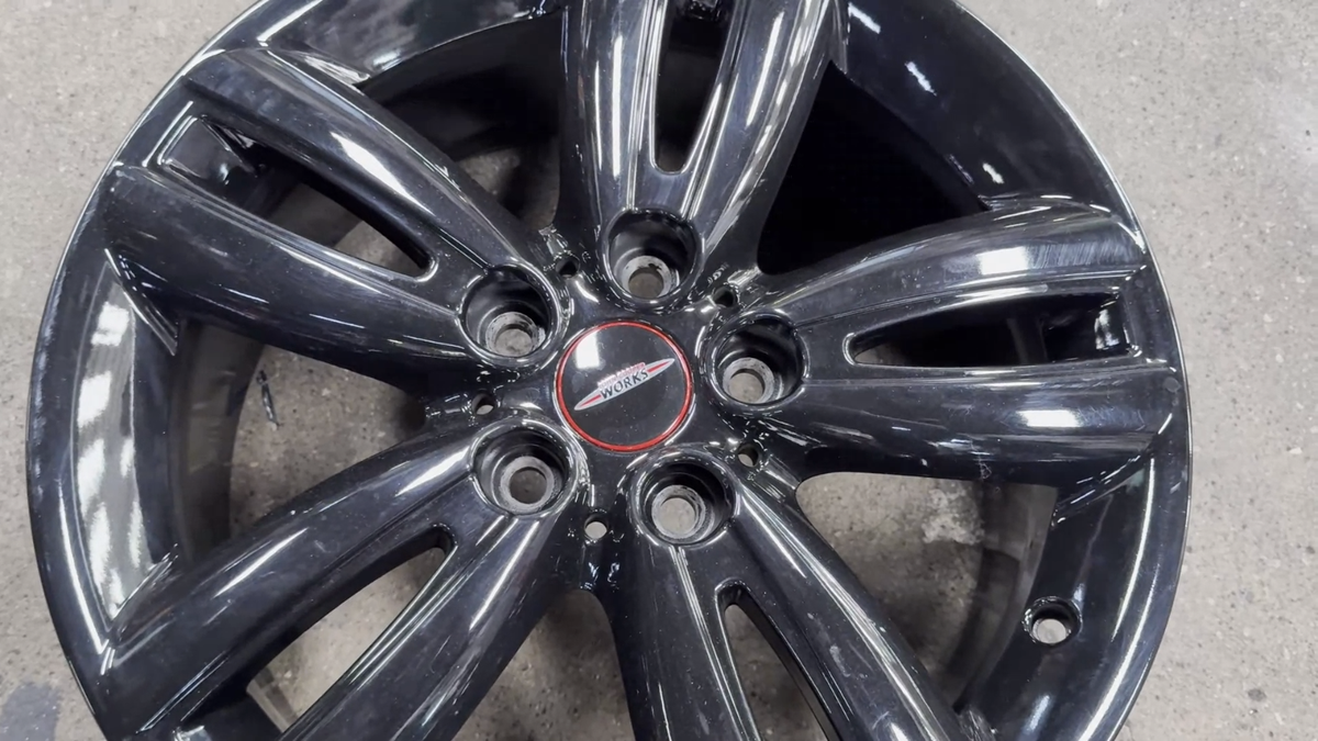 Genuine Used 17x7 MINI F56 JCW ET54 5x112 (4 Wheel) Black fit F55