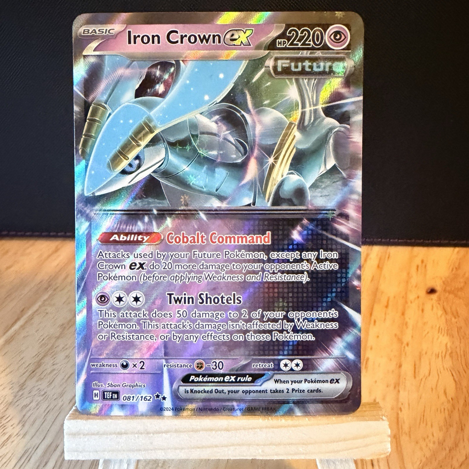 Iron Crown EX 81/162 Temporal Forces Double Rare