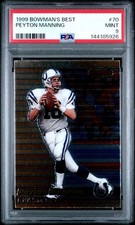 1999 BOWMAN'S BEST #70 PEYTON MANNING COLTS MINT PSA 9