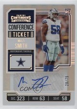 2023 Panini Contenders Rookie Conference Ticket 29/75 Mazi Smith #252 Auto 1n8m
