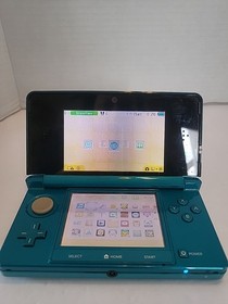 Nintendo 3DS Handheld Video Game Console - Aqua Blue CTR-001 (USA)  Tested Works