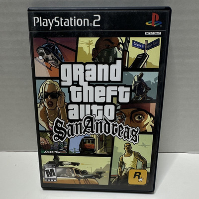 Rockstar Games Grand Theft Auto: San Andreas (PlayStation 2) Action M NTSC 2004 