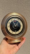 Vintage Art Deco Equity Kaleidoskop Wecker Kupferfarben Made in USA