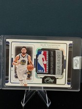 2024-25 Panini One And One Klay Thompson Laundry ID Tag LOGOMAN FOTL 2/2