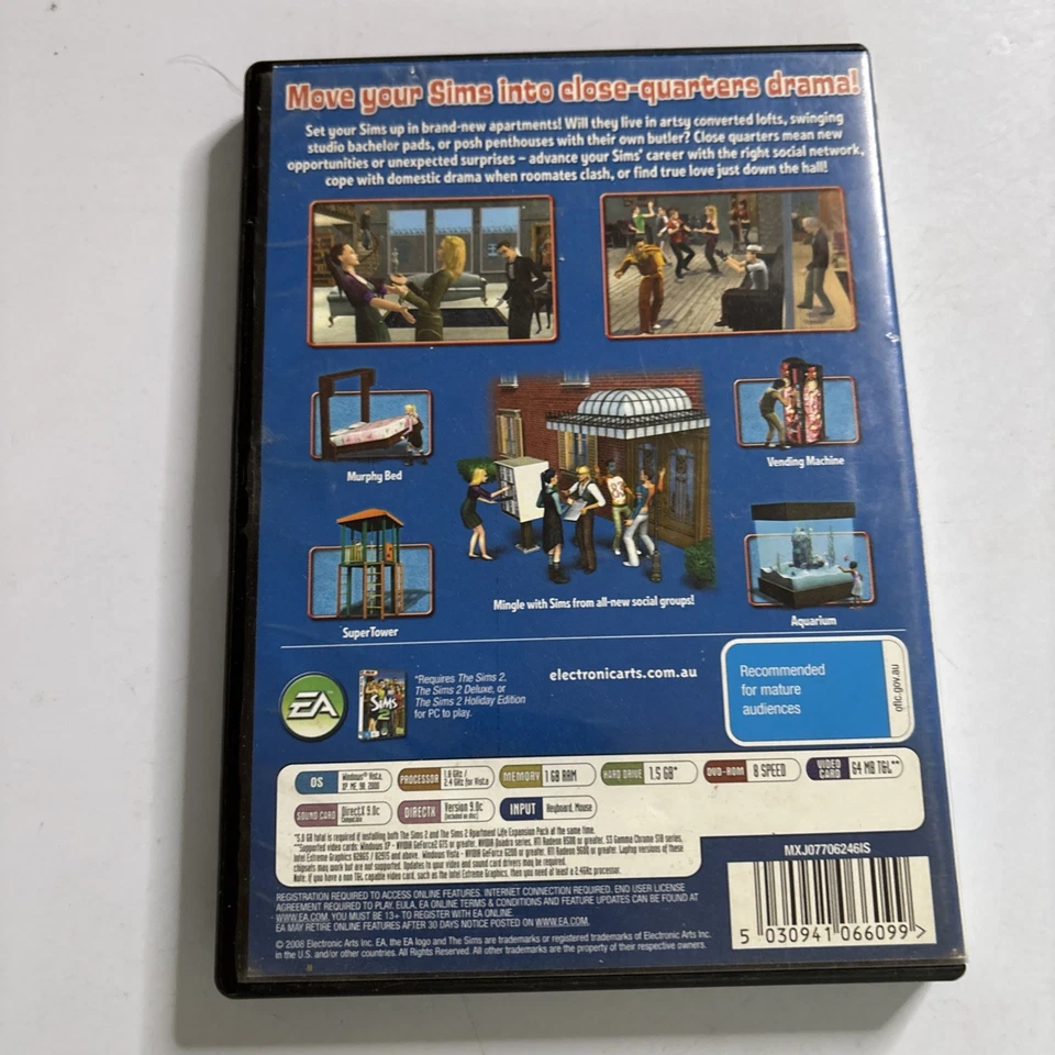 The Sims 2: Apartment Life - Expansion Pack - PC DVD-ROM Video Game - Image 2 of 4