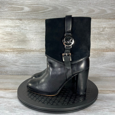 Michael Kors Women’s Fulton Signature Logo Harness Boots Size M