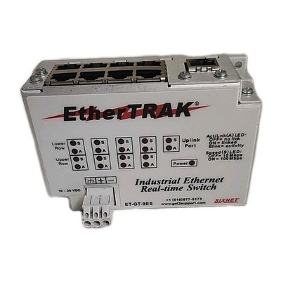 Sixnet Ether Track ET-GT-9ES Industrial Ethernet Real-time Switch See Pics