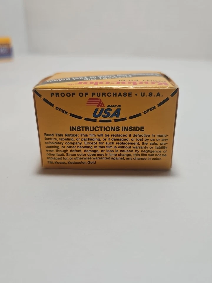 Kodak Kodacolor Gold 1600 Color Film GF135-24 Exposures 01/ 1993 New Old Stock - Image 4 of 4