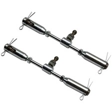 Double End Carburetor Linkage 3-12 Inches Long - 2 Pack