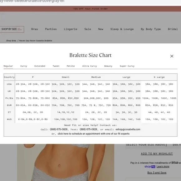 Bralette Cosabella S Pacific Pink Celine nuevo con etiquetas Foto 4 de 4