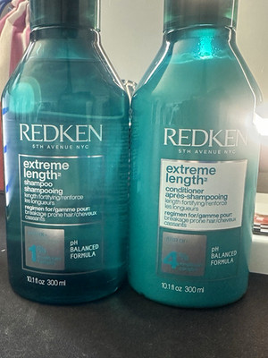 Redken Extreme Length Shampoo & Conditioner Set 10.1 fl oz Biotin pH Balanced