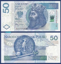 Polen 50 Zlotych 2012 UNC P. 185 a