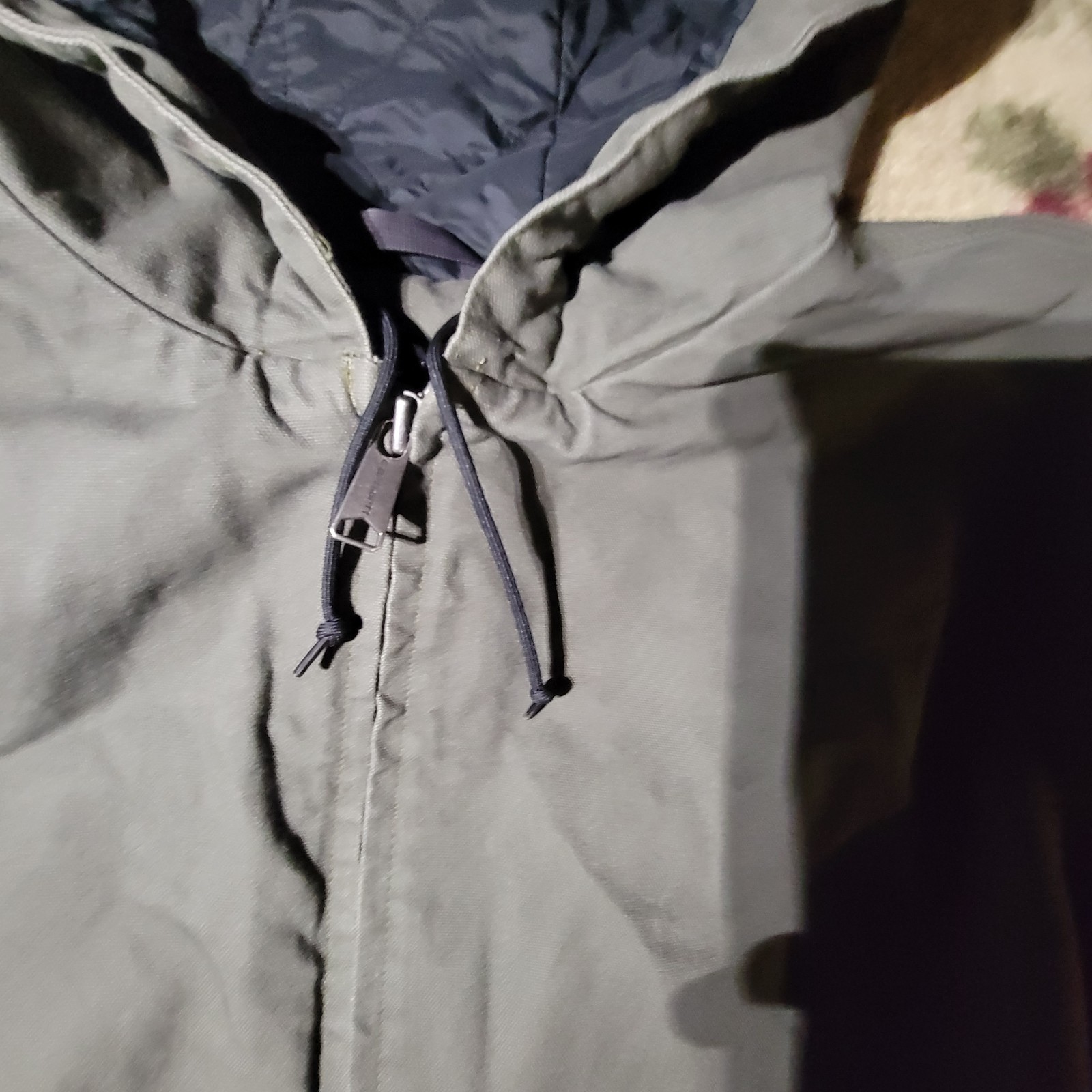 Carhartt Men's Large Tall Loose Fit Work/duck Jacket Model J130-M Green Moss  thumbnail 4