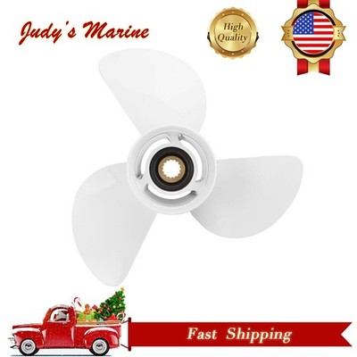 13 5/8 x 13  Aluminum Boat Propellers Fit Yamaha 50-130 HP Engines 15 Spline RH