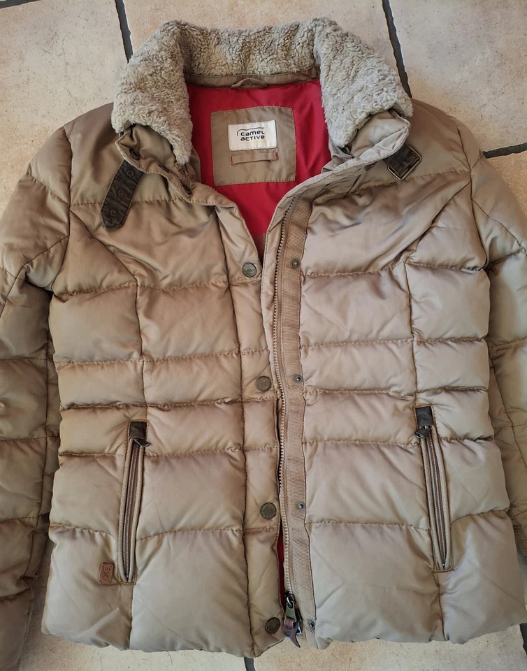 camel active, warme Steppjacke, Daunenjacke, beige, 38 - Bild 3 von 4