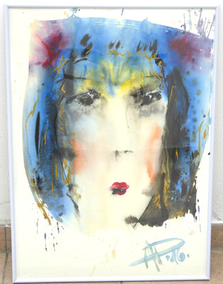 Andrej PETERS #6 ''Olga'' Serie Femme de lEurope (50x70cm) Portrait Frau Unikat!