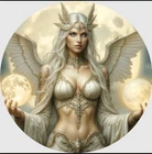 1 OZ .999 PURE SILVER HAYLEYBUG MINT EMPRESS OF LIGHT COLORIZED ART ROUND GIRL
