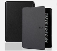 Case For Kindle Paperwhite 12th Gen 7" 2024 Smart Leather PC Case Cover- Black